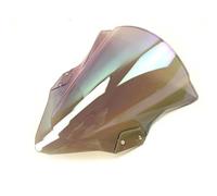 Motorcycle Windscreen Windshield Visor For K&awasaki For Ninja400 For Ninja 400 250 2018-2023 Double Bubble Wind Shield Screen Windshield Windscreen Wind Deflector(White Iridium)