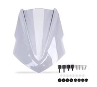 Motorcycle Windscreen Windshield Visor For MT125 MT-125 2015-2020 Front Wind Shield Screen Protector Accessories Wind Deflector Windshield Windscreen(Titanium)