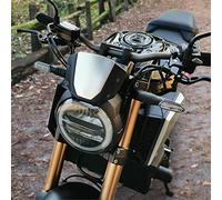 Motorcycle Windshield Airflow Wind Deflector Spoiler Fairing for H-onda CB125R CB 125 R CB-125-R CB250R CB-250-R CB 250 R CB300R CB 300 R 2018 2019 2020 Windshield Screen Shield (Black)
