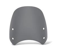 Motorcycle Windshield Compatible with Triumph Speed 400 & Scrambler 400 X 2024 Retro Style Front Windscreen with Mounting Bracket Clear Wind Deflector for Riding Comfort (Grey)