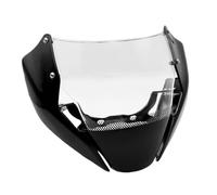 Motorcycle Windshield Deflector Windshield With Bracket Mounting Screws For Ducati For Monster 797 821 1200S 2014 2015 2016 2017 Motorcycle Wind Protectors(Black)