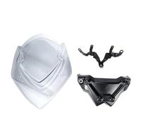 Motorcycle Windshield Deflectors For Suzuki GSX-S1000 2015-2020 Screen Kit Wind Deflectors Modified Airflow Spoiler Cover Extension Deflectors(Light smoke)