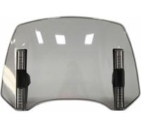 Motorcycle Windshield, Durable PC Flyscreen Windscreen Adjustable Angle Airflow Guide For Yamaha XJR1300 R XJ900 XJ6 N/S DIVERSION XJ650 XJ550 XJ700 A Small Transparent-B Smoke