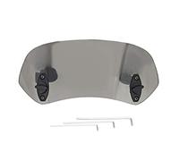 Motorcycle Windshield Extender, Clip-on Windscreen Extension, Adjustable Clip On Windscreen Wind Deflector Windshield Accessories for Motorcycle (Tawny)