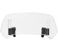 Motorcycle Windshield Extension for Piaggio NRG 50 2022 2023, Adjustable Clip-on Heightened Windscreen Deflector Accessories,L-Transparent