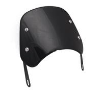 Motorcycle Windshield Extension For SRX600 For SRX400 For SRX250 For SR500 For SR400 For SRV250 Motorcycle Windshield Wind Deflector Windscreen Windscreen Deflector(A set Black)