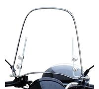 Motorcycle Windshield Extension - Transparent PE Windshield Flexible Fly Screen High Definition Visibility Wind Protection | For Bike Tour Adventure Dist