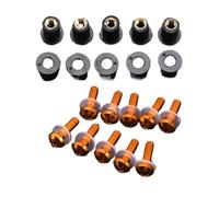 Motorcycle Windshield Fastener Set FOR XT1200 XTZ750 SUPER TENERE 1989-1996 10 PCS M5 Windscreen Windshield Wind Deflectors Bolts Kits(L)
