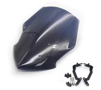 Motorcycle Windshield Fit For MT07 FZ07 2018-2020 MT-07 FZ-07 mt07 18-20 Motorcycle Accessories Sport Touring Windshield WindScreen Motorbike Wind Deflector(Dark Grey)