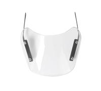 Motorcycle Windshield Fit For Yamaha Fit For Kawasaki Fit For Suzuki Cafe Racer Fit For Harley Fit For Honda Motorcycle Universal Windshield Windscreen Spoiler(White)