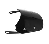 Motorcycle Windshield Fit For Yamaha Fit For Kawasaki Fit For Suzuki Cafe Racer Fit For Harley Fit For Honda Motorcycle Universal Windshield Windscreen Spoiler(Black)
