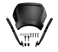 Motorcycle Windshield Fits For CL500 For CL-500 2023 2024 2025 Motorcycle Frontal Plate Vintage WindScreen Windshield Deflector Accessories ABS(Black)