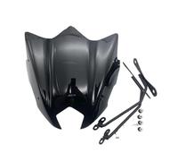 Motorcycle Windshield Fits For FZ 8 FZ8 Fz8 Sport Screen 2010-2017 Motorcycle Black Windshield Windscreen Kit Deflector Fairing Cove