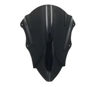 Motorcycle Windshield For Aprilia RS4 125 For RSV4 1000 For RSV4 R 2015-2018 Motorcycle Screen Wind Deflectors Screen Double Bubble Windshield Motorcycle Wind Deflector(Black)