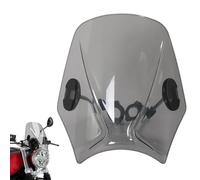 Motorcycle Windshield for BMW CE04 (ab 2022) | Universal Fit, for 22 25 28mm Handlebars, Wind Deflector, Heighten 110mm, Adjustable Clamps, Screen