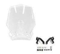 Motorcycle Windshield For CB650R CB 650R 2024 2025 Motorcycle Front Windshield Windscreen Airflow Wind Deflector Fly Screen Visor(Transparent)