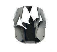 Motorcycle Windshield For CBR1100XX For CBR 1100XX For Super Blackbird 1996-2007 Motorcycle Double Bubble Windshield Wind Screen Motorbike Wind Deflector(Silver)