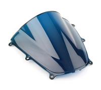 Motorcycle Windshield For CBR600RR F5 2005 2006 Motorcycle Windshield Double Bubble(Blue)