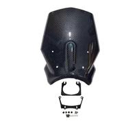 Motorcycle Windshield For CFMOTO 700 For CLX For 700CLX For CLX700 For Sport Windscreen Screen Wind Deflectors Double Bubble Windshield Motorcycle Wind Screen(Carbon Fiber)