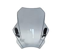 Motorcycle Windshield For CRF250L M 2012-2021 For CRF300L 2021 Universal Motorcycle Windscreen Windshield Covers Screen Smoke Lens Motorbikes Deflector Motorcycle Wind Deflector(Light Grey)