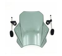 Motorcycle Windshield For CTX 700N For CTX700N For CTX700 N Windshield Motorcycle Wind Deflector Clamp-On Variable ABS Windscreen Spoiler Motorcycle Wind Screen(Style3)