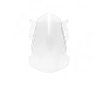 Motorcycle Windshield For Daytona 660 2024 2025 Motorcycle Windscreen Windshield Double Bubble Wind Deflector Replacement Clear/Black(Clear)