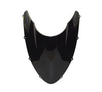 Motorcycle Windshield For DUCATI 848 For EVO 1098 1198 R/S 2007-2013 Motorcycle Double Bubble Windscreen Windshield Shield Deflector Windshield(Color:Dark Smoke)
