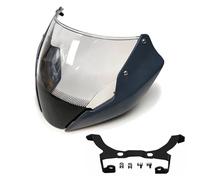 Motorcycle Windshield For DUCATI For Monster 797 821 1200S 2014 2015 2016 Windscreen Naked Bike Windshield Smoke Deflector With Bracket Mounting Screws Windscreen Wind Deflector(Cement ash)