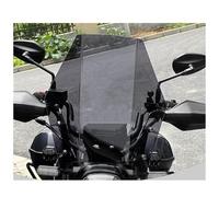Motorcycle Windshield For Haojue TR300 TR 300 TR-300 Modified Front Windshield Straight Windscreen Chest Protector Diversion Hood Windproof Motorcycle Wind Deflector(Smoke gray)