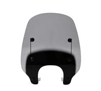 motorcycle windshield For Harley Nightster RH975 2022 2023- Motorcycle Windshield Windscreen Wind Deflector Airflow Screen Visor Fairing RH-975 windscreen double bubble(Heightened Gray+Electroplated)