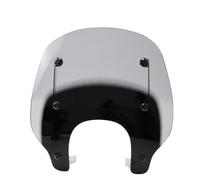 motorcycle windshield For Harley Nightster RH975 2022 2023- Motorcycle Windshield Windscreen Wind Deflector Airflow Screen Visor Fairing RH-975 windscreen double bubble(Standard Gray+Electroplated)