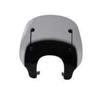 motorcycle windshield For Harley Nightster RH975 2022 2023- Motorcycle Windshield Windscreen Wind Deflector Airflow Screen Visor Fairing RH-975 windscreen double bubble(Standard Gray+Black Stand)
