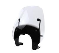 motorcycle windshield For Harley Nightster RH975 2022 2023- Motorcycle Windshield Windscreen Wind Deflector Airflow Screen Visor Fairing RH-975 windscreen double bubble(Heightened Clear+Black Stand)
