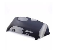 motorcycle windshield For Harley TOURING CVO Road Glide FLTRXSE 2023 Road Glide/ST 2024 Motorcycle 9" Wave Front Windshield Cover Wind Deflector windscreen double bubble(Dark gray)