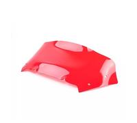 motorcycle windshield For Harley TOURING CVO Road Glide FLTRXSE 2023 Road Glide/ST 2024 Motorcycle 9" Wave Front Windshield Cover Wind Deflector windscreen double bubble(Red)