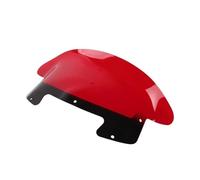 motorcycle windshield For Indian Pursuit Challenger Models 2020 2021 2022-2025 2024 Motorcycle Modified 11" Wave Touring Screen Front Windshield Cover windscreen double bubble(Red)