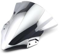 Motorcycle Windshield for Kawasaki for ninja 400 EX400 2018 2019 2020 2021 2022 2023 adjustable windscreen(Silver)