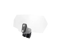 Motorcycle Windshield For Kymco For SYM For Citycom 300 For Tiger 800xc Universal Motorcycle Risen Clip On Windscreen Windshield Extension Spoiler(Clear-Black Bracket)
