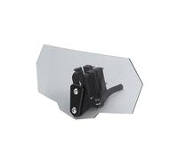 Motorcycle Windshield For Kymco For SYM For Citycom 300 For Tiger 800xc Universal Motorcycle Risen Clip On Windscreen Windshield Extension Spoiler(Gray-Black Bracket)
