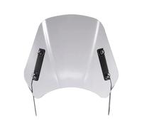 Motorcycle Windshield For Leoncino 500 Motorcycle Accessories 5-7 Inch Windshield Headlight Fairing Retro Windscreen Universal For Trail Cafe Racer Wind Deflectors Windscreen(Claer)