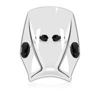 Motorcycle Windshield For Monster 797 17-20 For 821 1200 1200R 1200S 2014-2020 Motorcycle Windshield Universal Bracket Winds(WHITE)