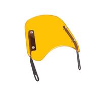 motorcycle windshield For Motorcycle Headlight Windshield Wind Deflector Windscreen Fairing Universal(Yellow)
