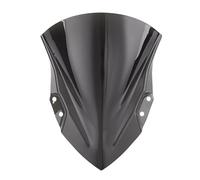 Motorcycle Windshield For Ninja 400 For Ninja400 EX400 2018-2024 Motorcycle Double Bubble Windshield(Smo-ke)