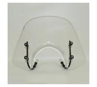 Motorcycle Windshield For Piaggio For Verpa LX50 LX125 LX150 2015-2021 Windscreen Windshield Wind Deflector Shield Screen Visor Glass With Bracket Windscreen(Clear)