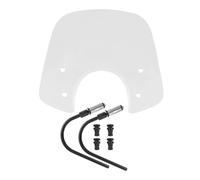 Motorcycle Windshield For Piaggio For Vespa For GTS 250 300 LX125 LX150 LX50 Motorcycle Windshield Air Wind Deflector Windscreen Dust Proof Protector Motorcycle Wind Screen(Clear-Long)