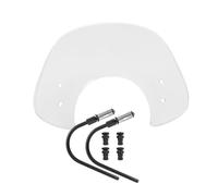 Motorcycle Windshield For Piaggio For Vespa For GTS 250 300 LX125 LX150 LX50 Motorcycle Windshield Air Wind Deflector Windscreen Dust Proof Protector Motorcycle Wind Screen(Clear-Short)