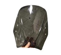 Motorcycle Windshield For Royal For Enfield For Classic 350 500 For Bullet For Meteor For Continental Windscreen Moto Windshield Wind Deflector(Smoky Gray)