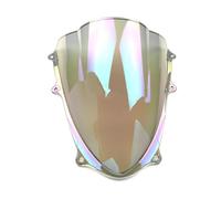 Motorcycle Windshield For Suzuki For GSXR 1000 For GSX-R 1000 K9 2009 2010 2011 2012 2013 2014 2015 2016 Motorcycle Double Bubble Windshield WindScreen Motorbike Wind Deflector(Clear iruidium)