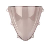 Motorcycle Windshield For Suzuki For GSXR600 For GSXR750 K11 2011 2012 2013 2014 2015 2016 2017 2018 Motor Windscreen Double Bubble Flyscreen Wind Fairing(Tan)