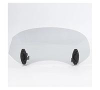 Motorcycle Windshield For SYM For Citycom 300 Windshield Extension Adjustable Spoiler Clamp-On Suitable For All Motorcycle Models Motorcycle Windscreen(280mm Width-2)